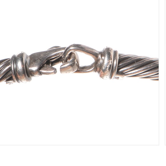 DAVID YURMAN STERLING SILVER AND 14K CABLE CHOCKER - Picture 4 of 6